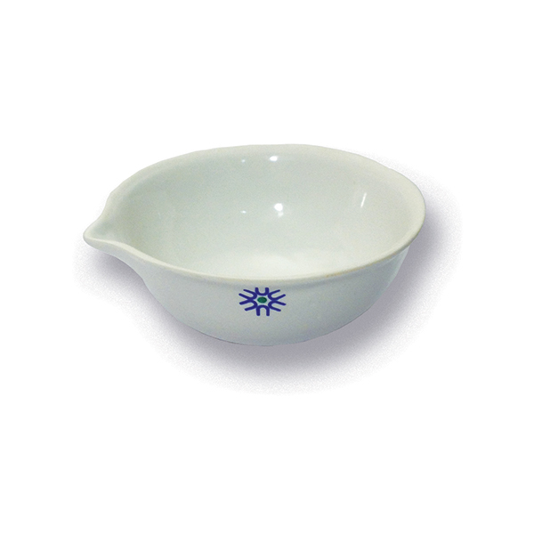 PORCELAIN EVAPORATING DISH, ROUND FORM